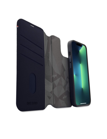 Skórzana Obudowa Ochronna Do Iphone 14 Plus Kompatybilna Z Magsafe (Navy)