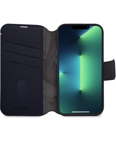 Decoded Detachable Wallet – Skórzana Obudowa Ochronna Do Iphone 14 Pro Max Kompatybilna Z Magsafe (Navy)