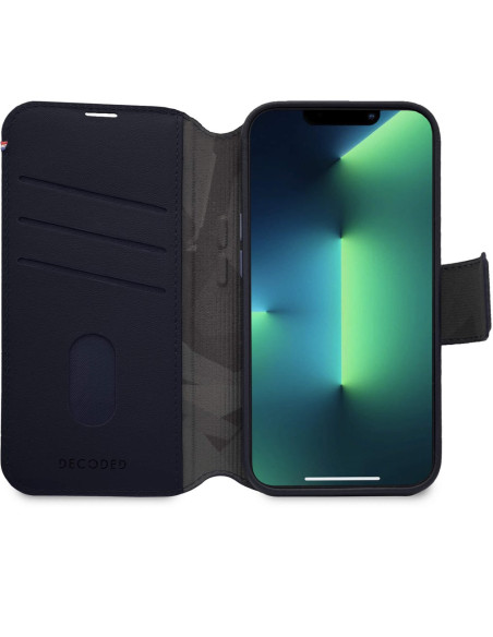 Decoded Detachable Wallet – Skórzana Obudowa Ochronna Do Iphone 14 Pro Max Kompatybilna Z Magsafe (Navy)