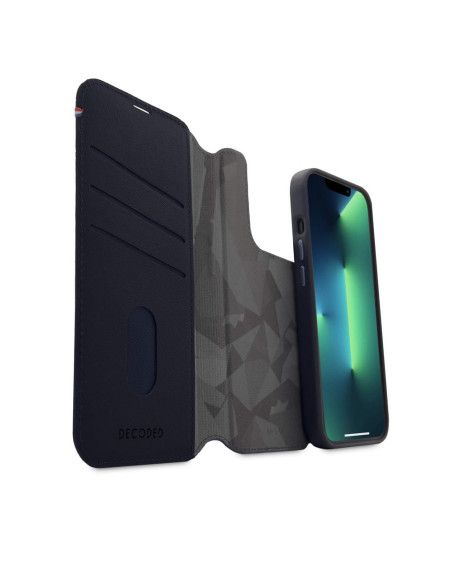 Decoded Detachable Wallet – Skórzana Obudowa Ochronna Do Iphone 14 Pro Max Kompatybilna Z Magsafe (Navy)