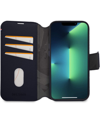 Decoded Detachable Wallet – Skórzana Obudowa Ochronna Do Iphone 14 Pro Max Kompatybilna Z Magsafe (Navy)