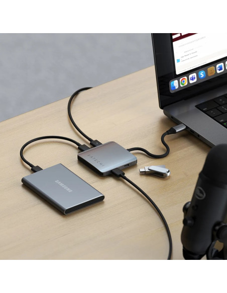 Satechi - Hub - Z Power Delivery - 4 X Usb-C 3.2 Gen 2 - Komputer Stacjonarny