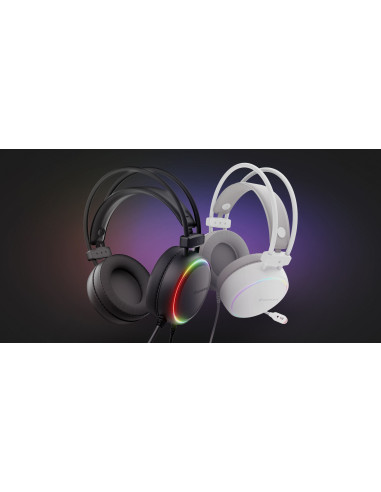 Słuchawki/Zestaw Słuchawkowy Genesis Nsg-2308 Przewodowa Opaska Na Głowę Gaming Usb Typu-A Biały