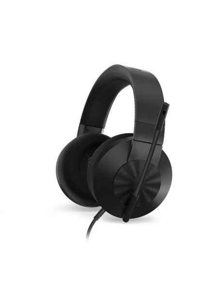 Zestaw Słuchawkowy Do Gier Lenovo H210, Wbudowany Mikrofon, 3,5 Mm, Czarny