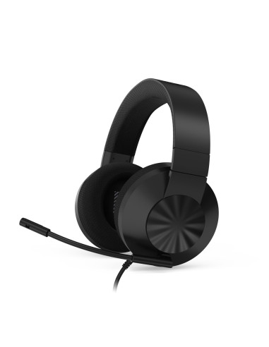 Zestaw Słuchawkowy Do Gier Lenovo H210, Wbudowany Mikrofon, 3,5 Mm, Czarny
