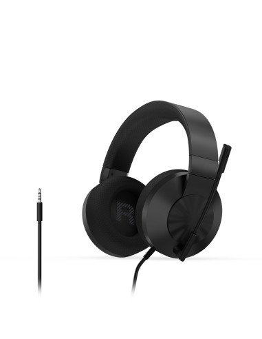 Zestaw Słuchawkowy Do Gier Lenovo H210, Wbudowany Mikrofon, 3,5 Mm, Czarny