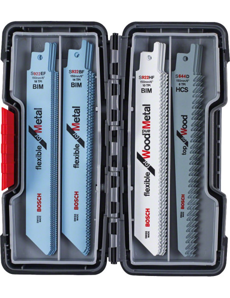 Bosch 2 607 010 902 Wyrzynarka, Piła Wyrzynarkowa Oraz Ostrze Do Piły Tarczowej Brzeszczot Do Piły 20 Szt.