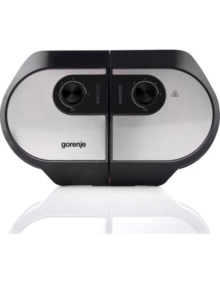 Grill Elektryczny Gorenje Mini Grill, Talerz Waflowy, Wm1400Sb, 1400 W, Średnica 18 Cm, Czarny