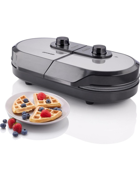 Grill Elektryczny Gorenje Mini Grill, Talerz Waflowy, Wm1400Sb, 1400 W, Średnica 18 Cm, Czarny
