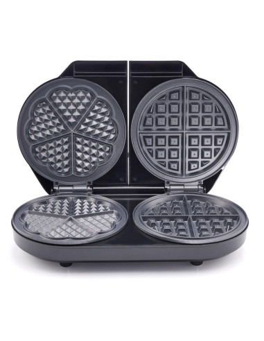 Grill Elektryczny Gorenje Mini Grill, Talerz Waflowy, Wm1400Sb, 1400 W, Średnica 18 Cm, Czarny