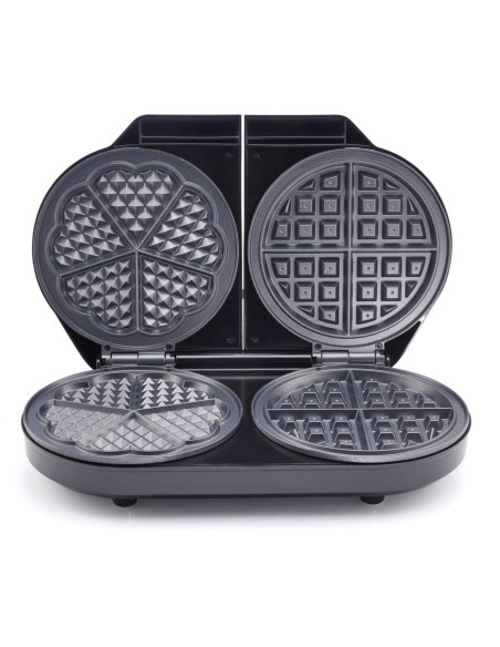 Grill Elektryczny Gorenje Mini Grill, Talerz Waflowy, Wm1400Sb, 1400 W, Średnica 18 Cm, Czarny