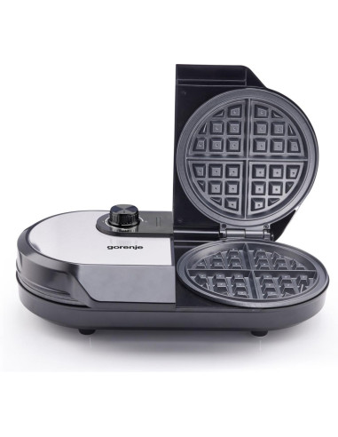 Grill Elektryczny Gorenje Mini Grill, Talerz Waflowy, Wm1400Sb, 1400 W, Średnica 18 Cm, Czarny