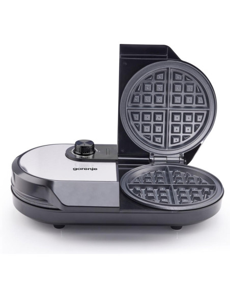 Grill Elektryczny Gorenje Mini Grill, Talerz Waflowy, Wm1400Sb, 1400 W, Średnica 18 Cm, Czarny