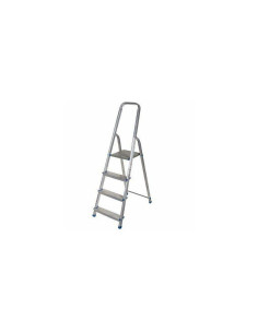 Awtools Drabina Aluminiowa Wolnostojąca 4 Stopnie, 150 Kg