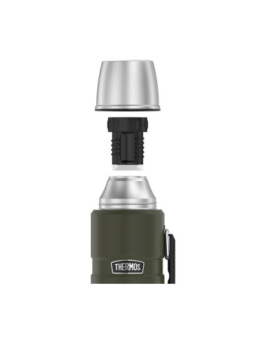 Termos Z Uchwytem Na Napoje 470 Ml Thermos - Zieleń Wojskowa