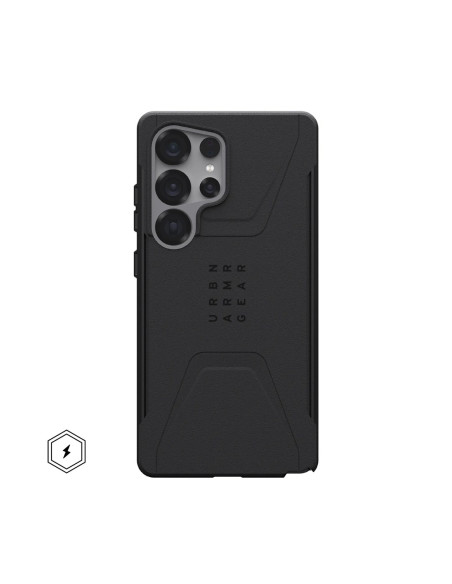 Uag Civilian Pro - Obudowa Ochronna Do Samsung Galaxy S25 Ultra 5G Z Wbudowanym Modułem Magnetycznym (Black)