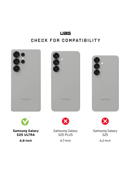 Uag Civilian Pro - Obudowa Ochronna Do Samsung Galaxy S25 Ultra 5G Z Wbudowanym Modułem Magnetycznym (Black)