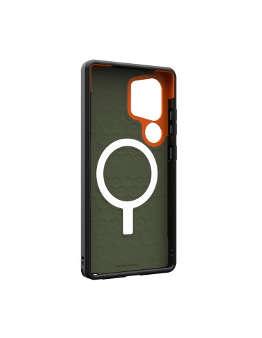 Uag Civilian Pro - Obudowa Samsung Galaxy S25 Ultra 5G Z Modułem Magnetycznym (Oliwkowy/Pomarańczowy)