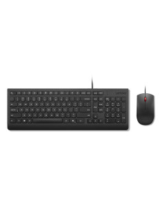Podstawowe Lenovo | Kombinacja Klawiatury I Myszy | Przewodowe | Euro Amerykańskie | Czarny