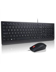 Podstawowe Lenovo | Kombinacja Klawiatury I Myszy | Przewodowe | Euro Amerykańskie | Czarny 2