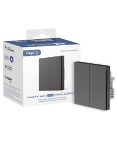 Aqara Smart Wall Switch H1 Szary Podwójny Bez Neutrala