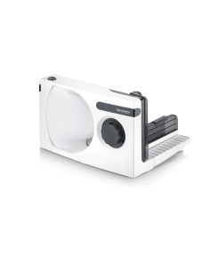 Severin Krajalnica Kompaktowa Biała, Plastik, Prąd Stały Dc, Regulacja Krojenia 0-15Mm, Łatwe Przechowywanie, Moc 100W As3912