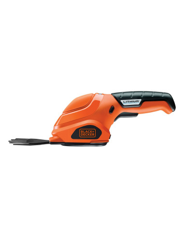Black & Decker Gsl200 Akumulatorowe Nożyce Do Trawy 8 Cm Czarny, Pomarańczowy Lit 3,6 V
