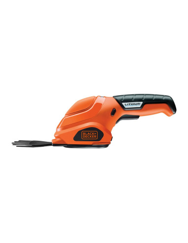 Black & Decker Gsl200 Akumulatorowe Nożyce Do Trawy 8 Cm Czarny, Pomarańczowy Lit 3,6 V