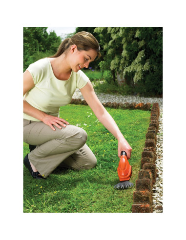 Black & Decker Gsl200 Akumulatorowe Nożyce Do Trawy 8 Cm Czarny, Pomarańczowy Lit 3,6 V