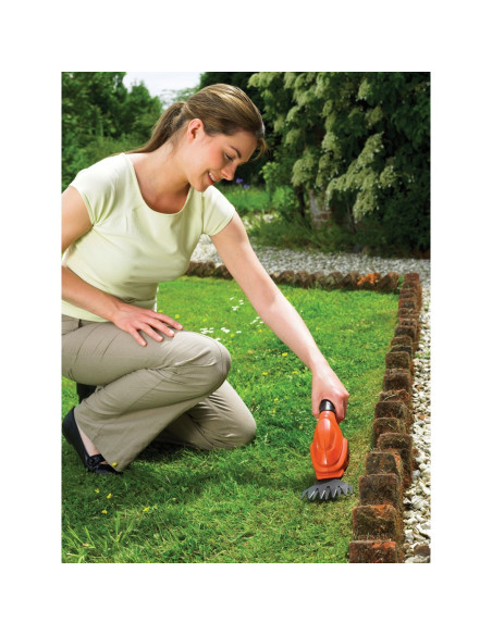 Black & Decker Gsl200 Akumulatorowe Nożyce Do Trawy 8 Cm Czarny, Pomarańczowy Lit 3,6 V