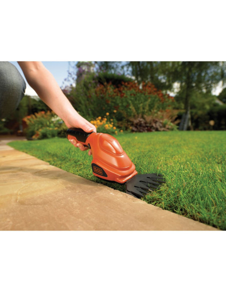 Black & Decker Gsl200 Akumulatorowe Nożyce Do Trawy 8 Cm Czarny, Pomarańczowy Lit 3,6 V