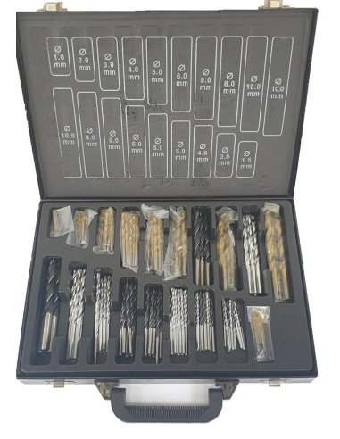 Wiertło Mix Kpl.160Szt. /Silver