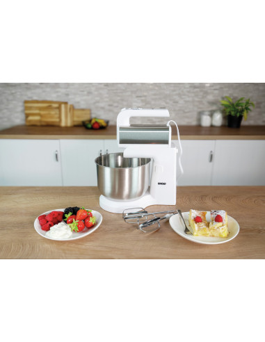 Unold Blender Ręczny Z Misą Miksującą Hannah Biały Srebrny (78720)
