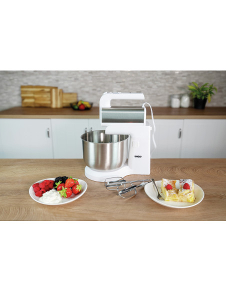 Unold Blender Ręczny Z Misą Miksującą Hannah Biały Srebrny (78720)