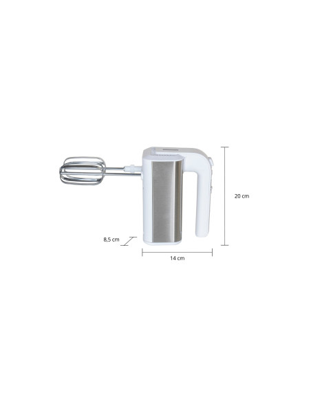 Unold Blender Ręczny Z Misą Miksującą Hannah Biały Srebrny (78720)