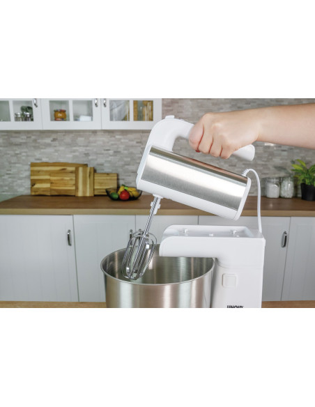 Unold Blender Ręczny Z Misą Miksującą Hannah Biały Srebrny (78720)