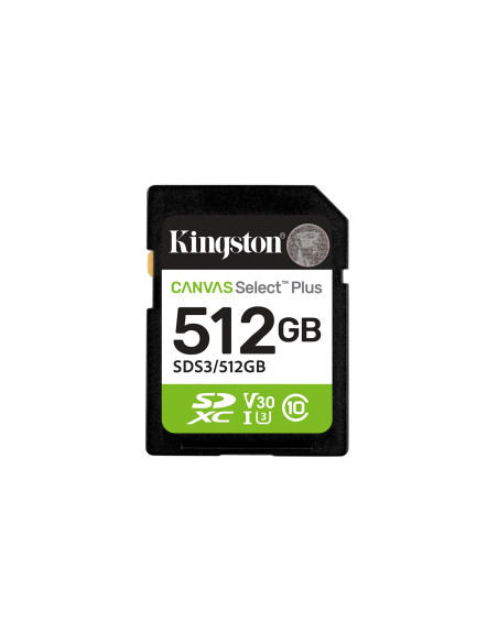 Kingston Sdxc 512Gb Canvas Select Plus Gen3 150Mb/S