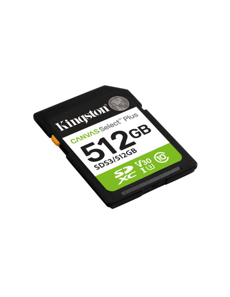 Kingston Sdxc 512Gb Canvas Select Plus Gen3 150Mb/S