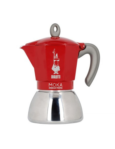 Bialetti Kawiarka New Moka Induction 2Tz Czerwona