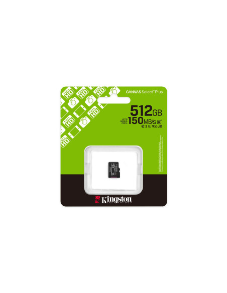 Kingston Microsdxc 512Gb Canvas Select Plus Gen3