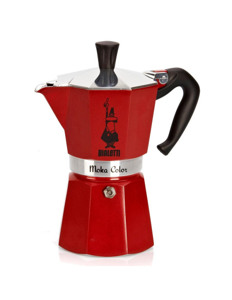 Kawiarka Bialetti Moka Express (Kolor Czerwony)