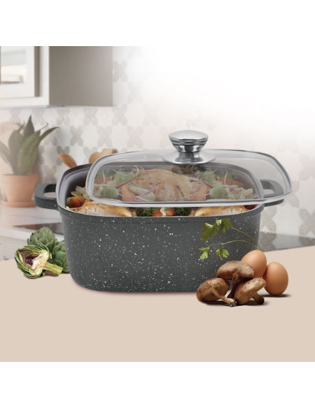 Garnek Z Pokrywką 28 Cm, 8,0 L Mr-2828 Maestro