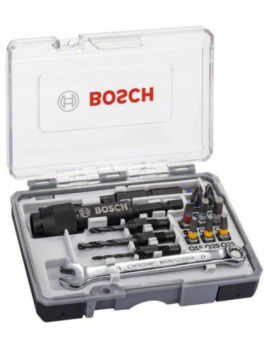 Bosch Zestaw Wierteł+Końcówki 20Szt.