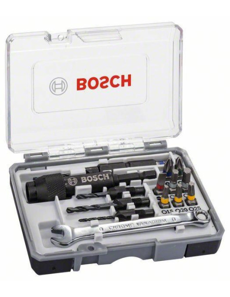Bosch Zestaw Wierteł+Końcówki 20Szt.