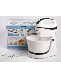 Mikser Ręczny Adler Ad 4206 (300W  Kolor Biały) 2