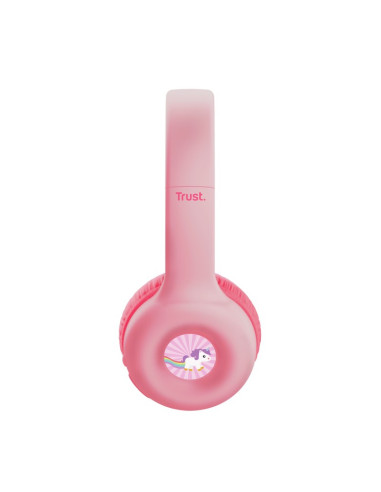 Słuchawki Trust Nouna Wireless Kids Pink