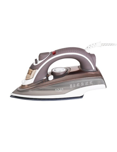 Żelazko Parowe Adler Ad 5030 (3000W  Kolor Szary)