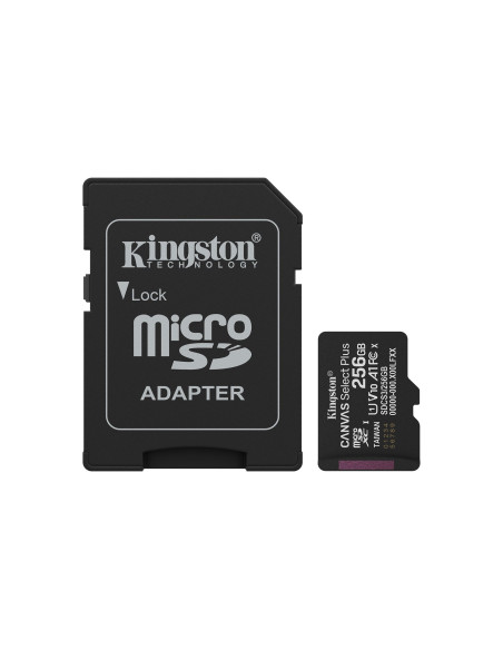 Kingston Microsdxc 256Gb Canvas Select Plus 3 + Adp