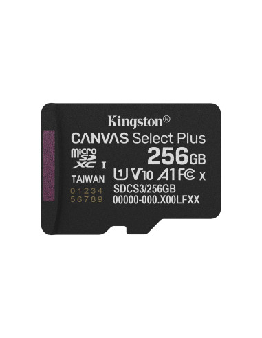 Kingston Microsdxc 256Gb Canvas Select Plus 3 + Adp