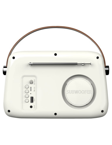 Savio Radio Przenośne Białe Rs-02